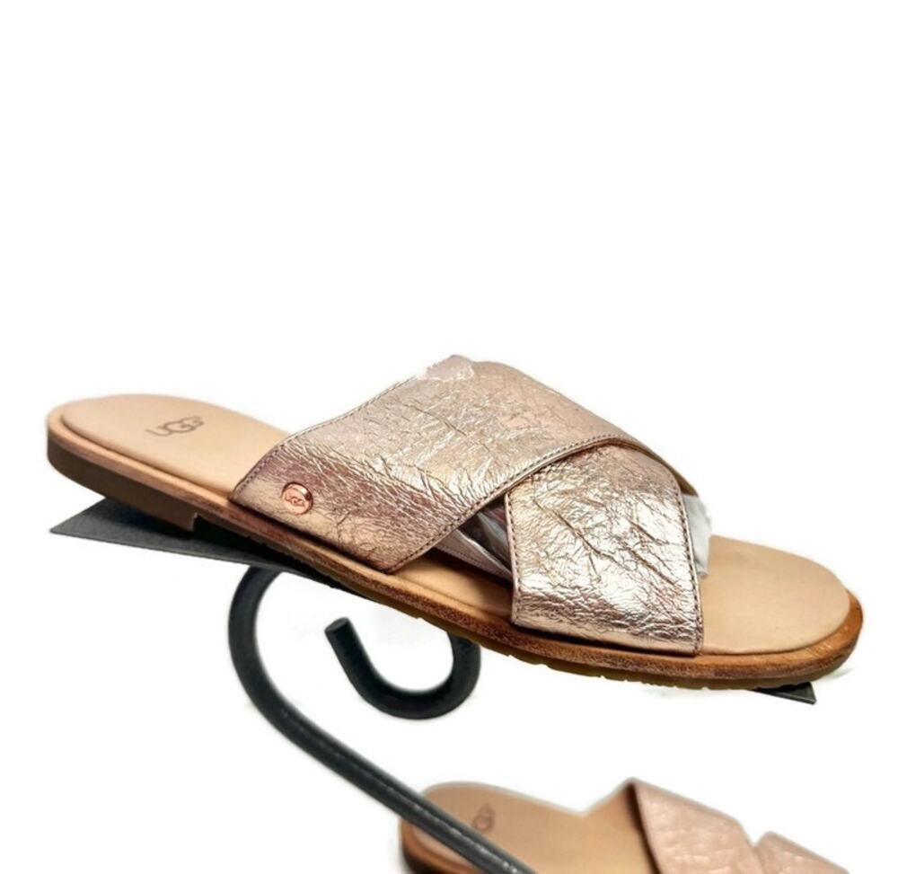 UGG Joni Rose Gold Sandals Shoes Size 9